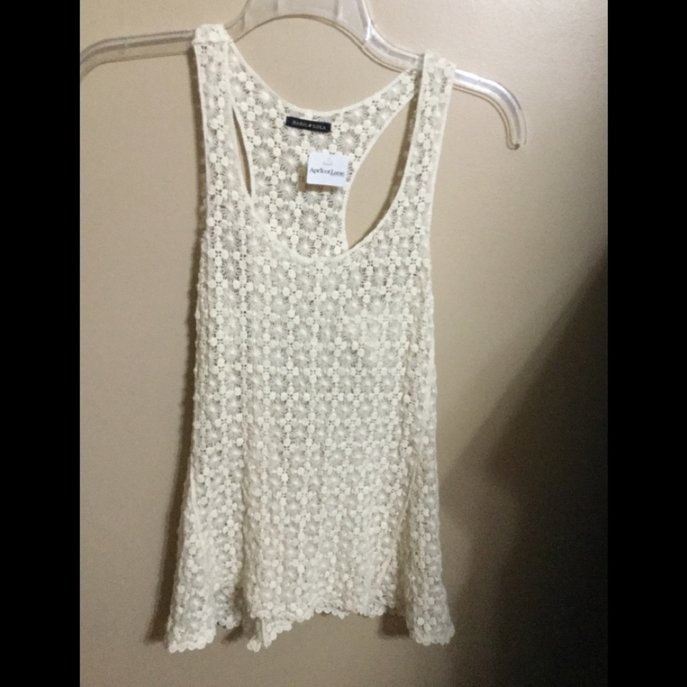 BASIL LOLA RACER BACK TANK NWT